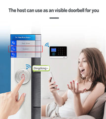 4G WiFi Alarm System for Home Security Compatible with Alexa, Tuya App Control No Monthly Fees