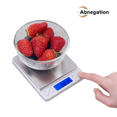 Digital Kitchen Scale 3000g/ 0.1g Small Jewelry Scale Food Scales Digital Weight Gram and Oz Digital Gram Scale with LCD/ Tare