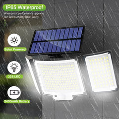 Solar Outdoor Light – 328/348 LED Super Bright Motion Sensor Wall Lamp