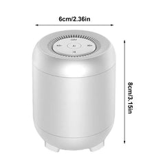Desktop Speaker Deep Bass Small Wireless Speaker With Voice Control Desktop Smart Wireless Speaker For Backpacking Home Parties