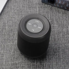Desktop Speaker Deep Bass Small Wireless Speaker With Voice Control Desktop Smart Wireless Speaker For Backpacking Home Parties