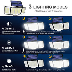Solar Outdoor Light – 328/348 LED Super Bright Motion Sensor Wall Lamp