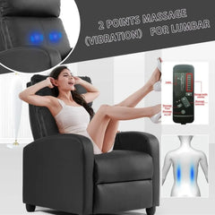 Recliner Chair for Living Room Massage Recliner Sofa Reading Chair  Single Sofa Home Theater Seating Modern Reclining Chair