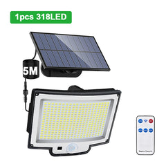 Solar Outdoor Light – 328/348 LED Super Bright Motion Sensor Wall Lamp