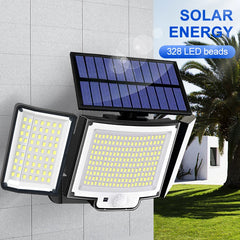 Solar Outdoor Light – 328/348 LED Super Bright Motion Sensor Wall Lamp
