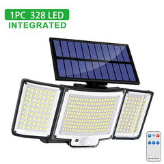 Solar Outdoor Light – 328/348 LED Super Bright Motion Sensor Wall Lamp