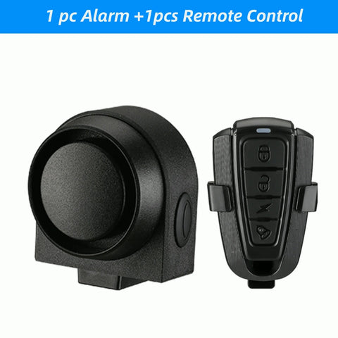 WSDCAM 110dB Loud Anti Theft Vibration Sensor Alarm USB Charging Remote Control 110 dB Bike Motorcycle Alarm Security Protection