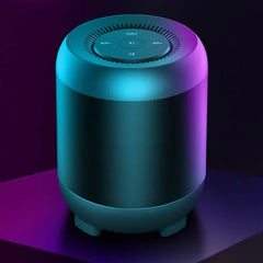 Desktop Speaker Deep Bass Small Wireless Speaker With Voice Control Desktop Smart Wireless Speaker For Backpacking Home Parties