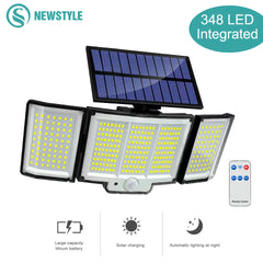 Solar Outdoor Light – 328/348 LED Super Bright Motion Sensor Wall Lamp
