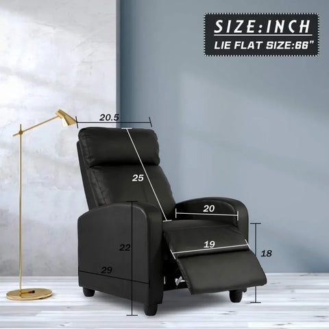 Recliner Chair for Living Room Massage Recliner Sofa Reading Chair  Single Sofa Home Theater Seating Modern Reclining Chair