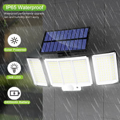 Solar Outdoor Light – 328/348 LED Super Bright Motion Sensor Wall Lamp
